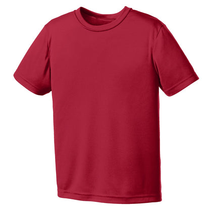48 Pack Youth Short Sleeve Performance Tee - Silver