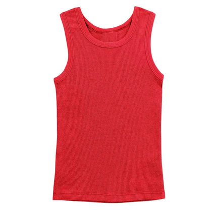 48 Pack Youth Ribbed Tank Top Shirts - Royal Blue