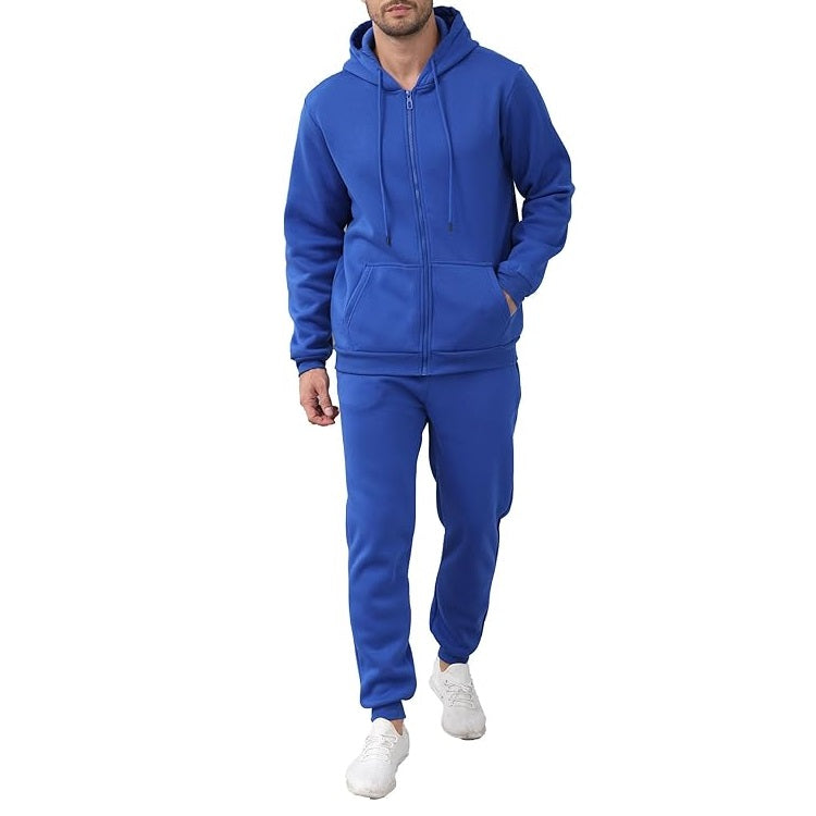 24 Pack Men's 2 Piece Joggers & Hoodie Set - Sky Blue