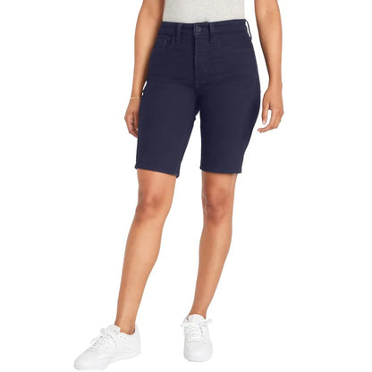 24 Pack Girls Stretch Chino Shorts - Navy