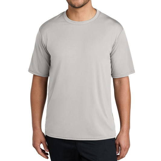 48 Pack Men's Performance Short Sleeve T-Shirts - Silver