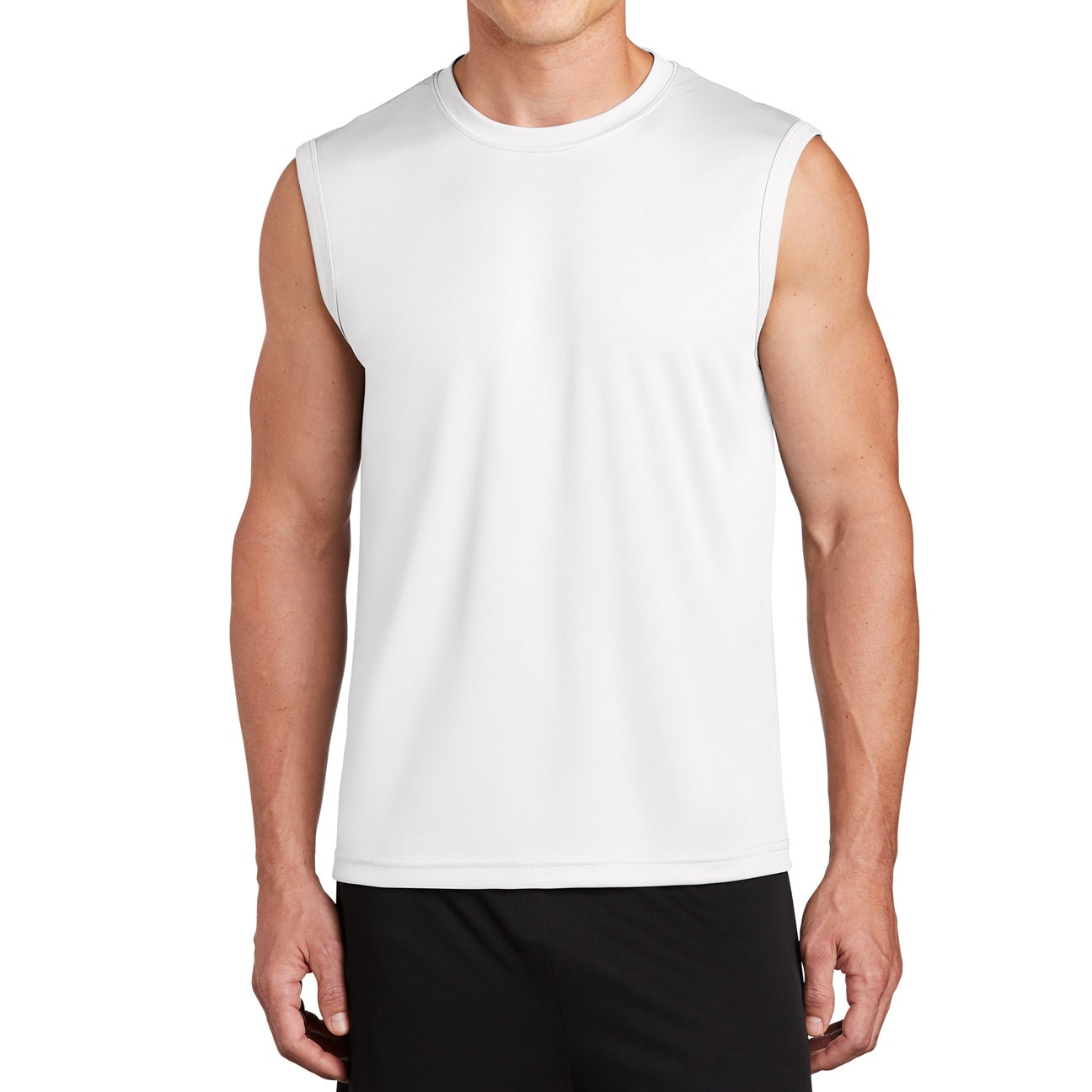 48 Pack Men's Performance Muscle Shirts - Black