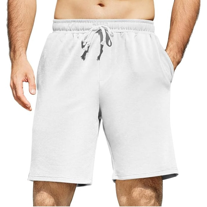 24 Pack Men's Classic Fleece Lounge Shorts - Aqua