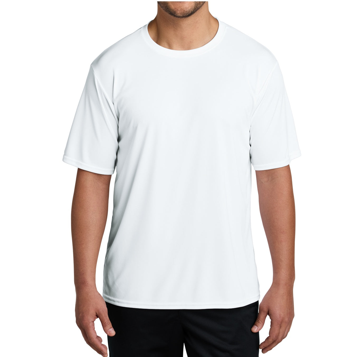 48 Pack Men's Performance Short Sleeve T-Shirts - White