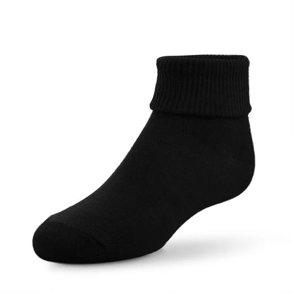 72 Pack Girls Triple Roll Socks - Navy