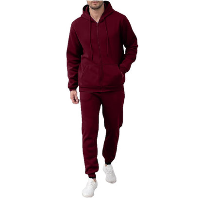 24 Pack Men's 2 Piece Joggers & Hoodie Set - Sky Blue