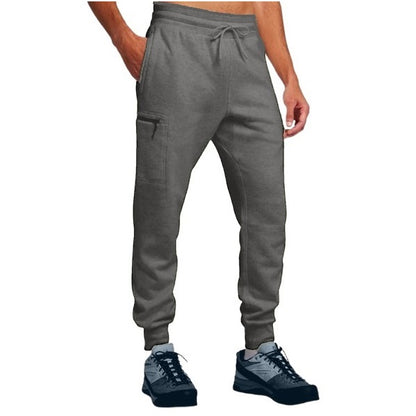 24 Pack Men's Fleece Cargo Jogger Sweatpants - Navy