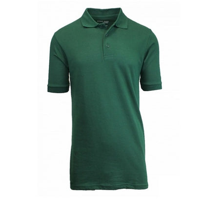36 Pack Men's Short Sleeve Pique Polo Shirts - Black