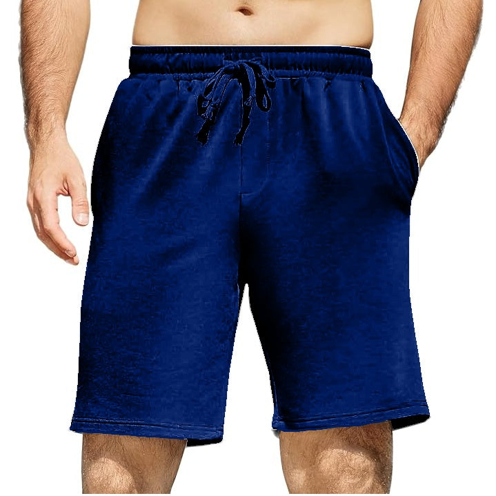 24 Pack Men's Classic Fleece Lounge Shorts - Aqua