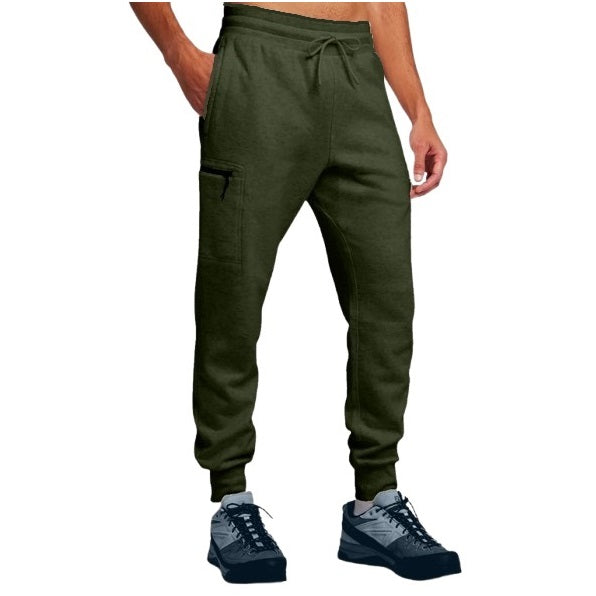24 Pack Men's Fleece Cargo Jogger Sweatpants - Navy