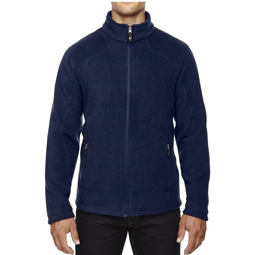 24 Pack Men's Polar Fleece Full Zip Jacket - Black
