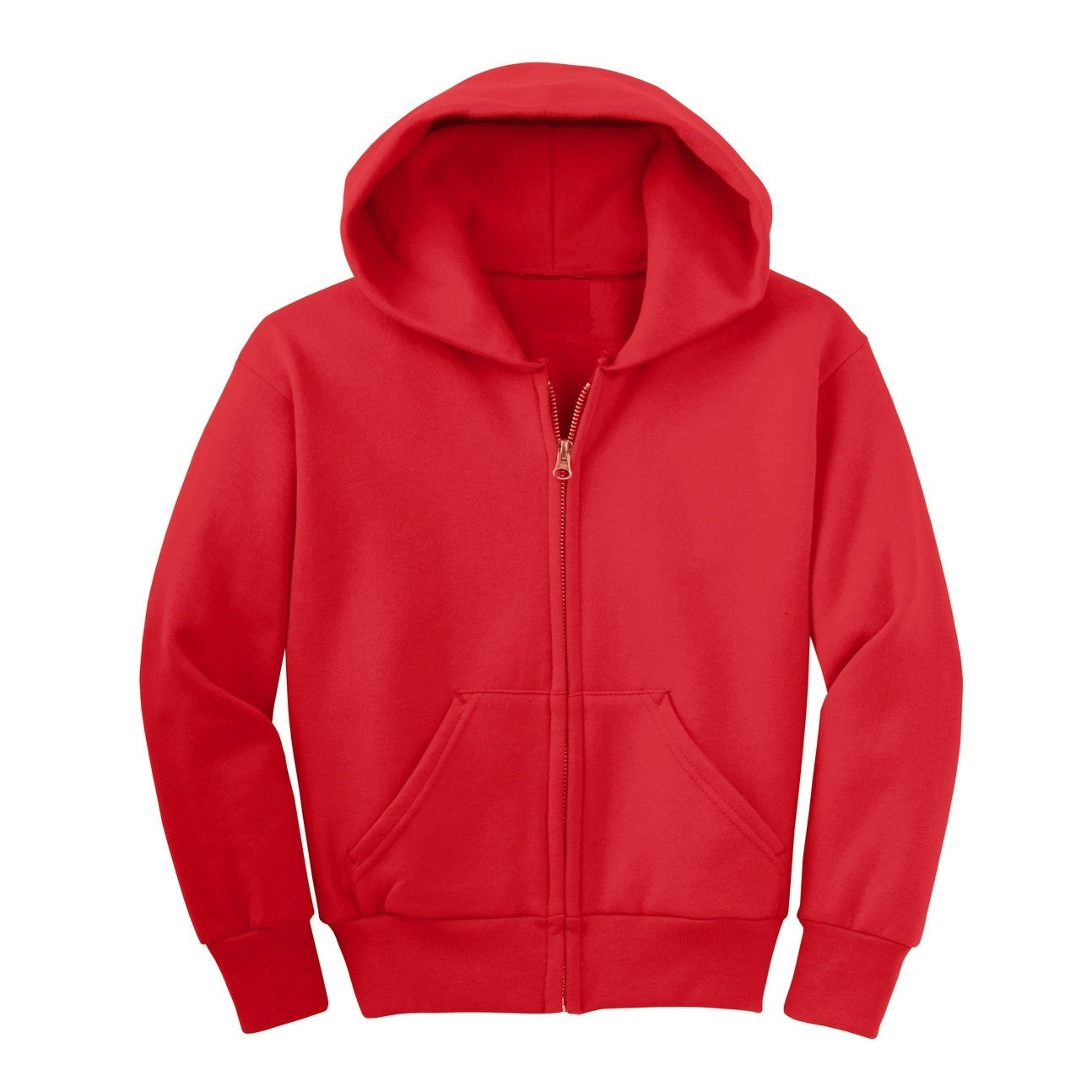 24 Pack Youth Zip Up Hoodie - Black