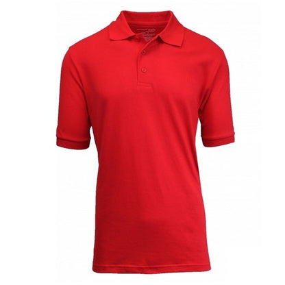 36 Pack Boys Short Sleeve Pique Polo Shirt - Purple