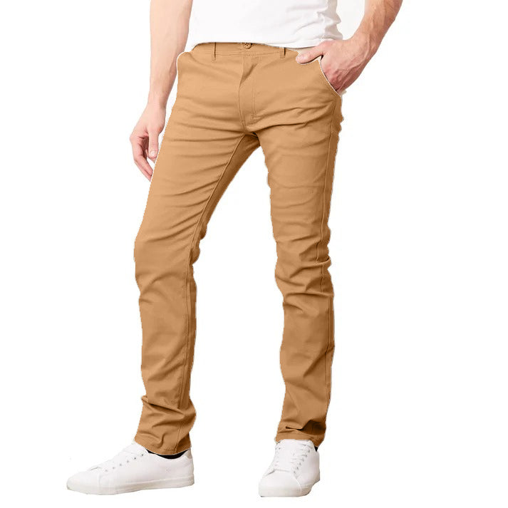 24 Pack Men's Super Stretch Slim Fit Chino Pants - Navy